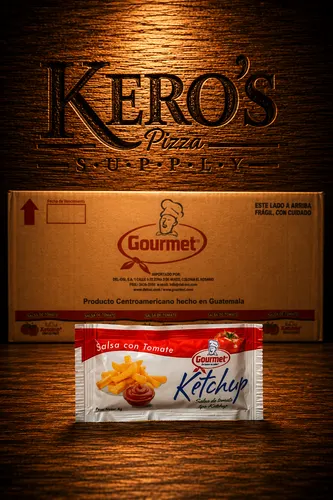 Salsa Ketchup Gourmet en Sobres (Caja Mayorista) - Imagen Vertical